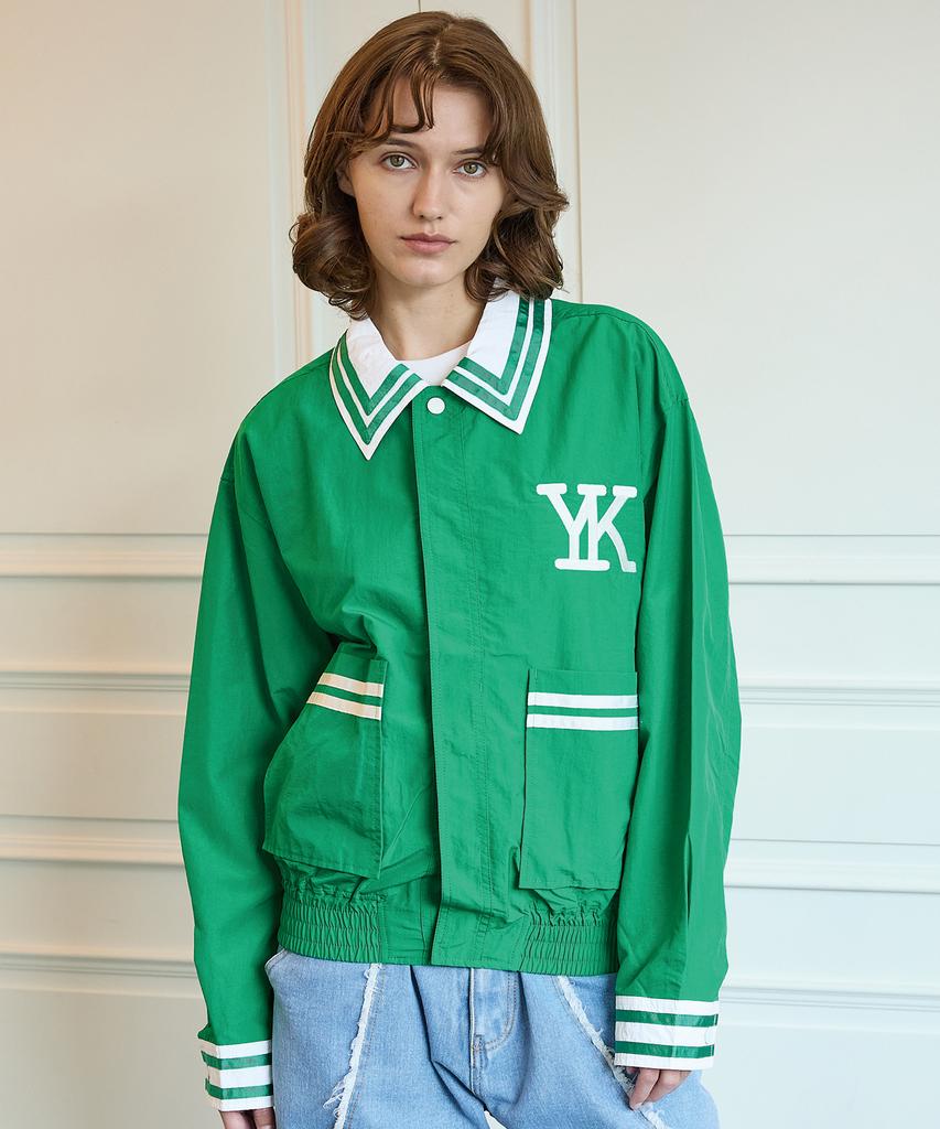 Waikei Marine Collar Shirt Jacket Green