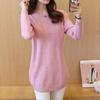 Knitted Jumper Autumn Winter Women's Tops O-neck Long Sleeve Pullovers Casual Warm Women's Sweaters Midi Long Slim Sweater