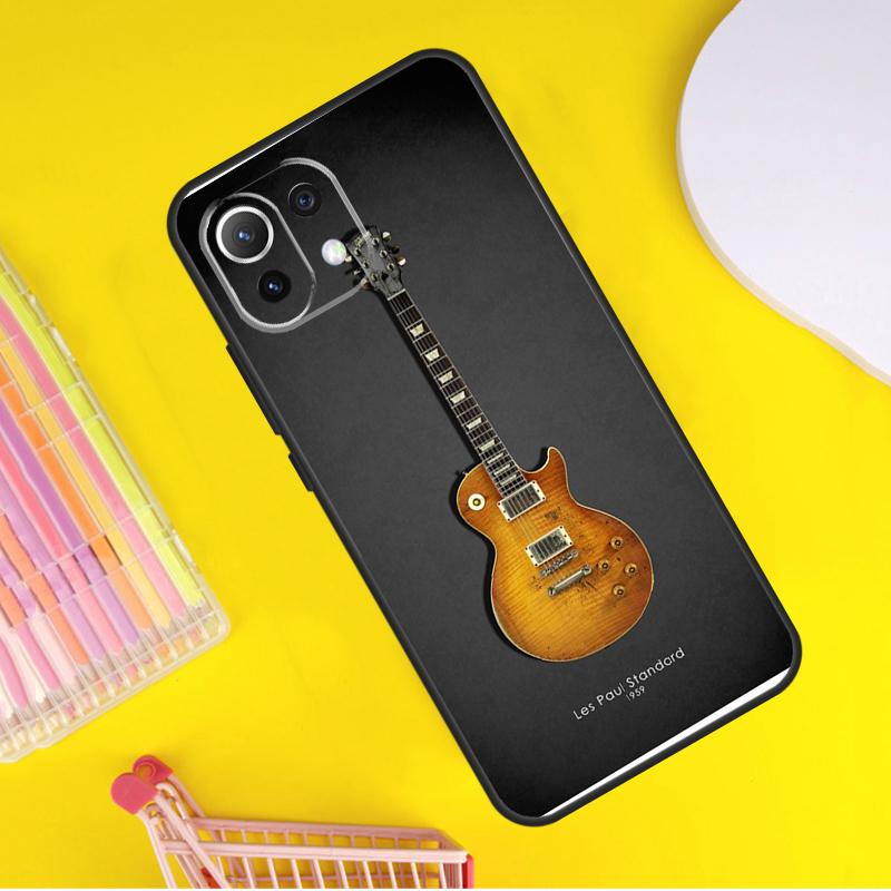 Guitar Music Cover For Xiaomi 14 Ultra 13 11T 12T 13T 14T Pro POCO X6 X7 Pro X3 X5 F3 F5 F6 M6 Pro Case
