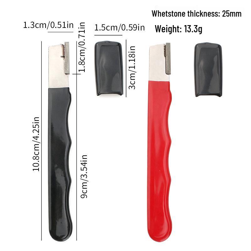 Portable Outdoor Knife & Shears Sharpener with Whetstone Stick