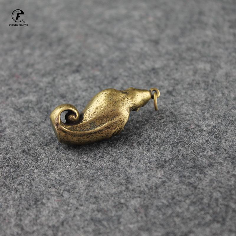 Copper Buddha Statue Hanging Ornament Feng Shui Home Decor for Living Home Lucky Brass Figurine Desk Decoration Keychain Pendant
