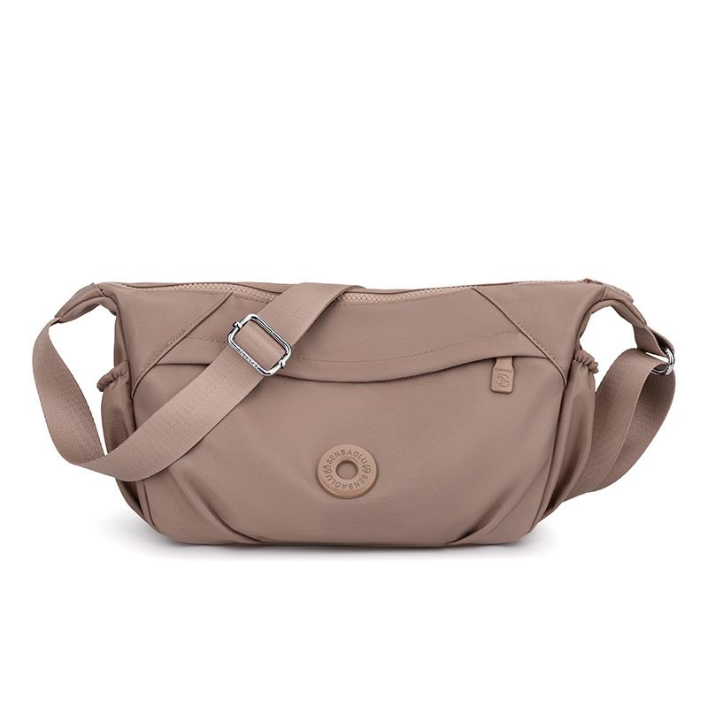 Water-Resistant Nylon Handbag Women's Lightweight Multi-Compartment Large Capacity Shoulder Bag