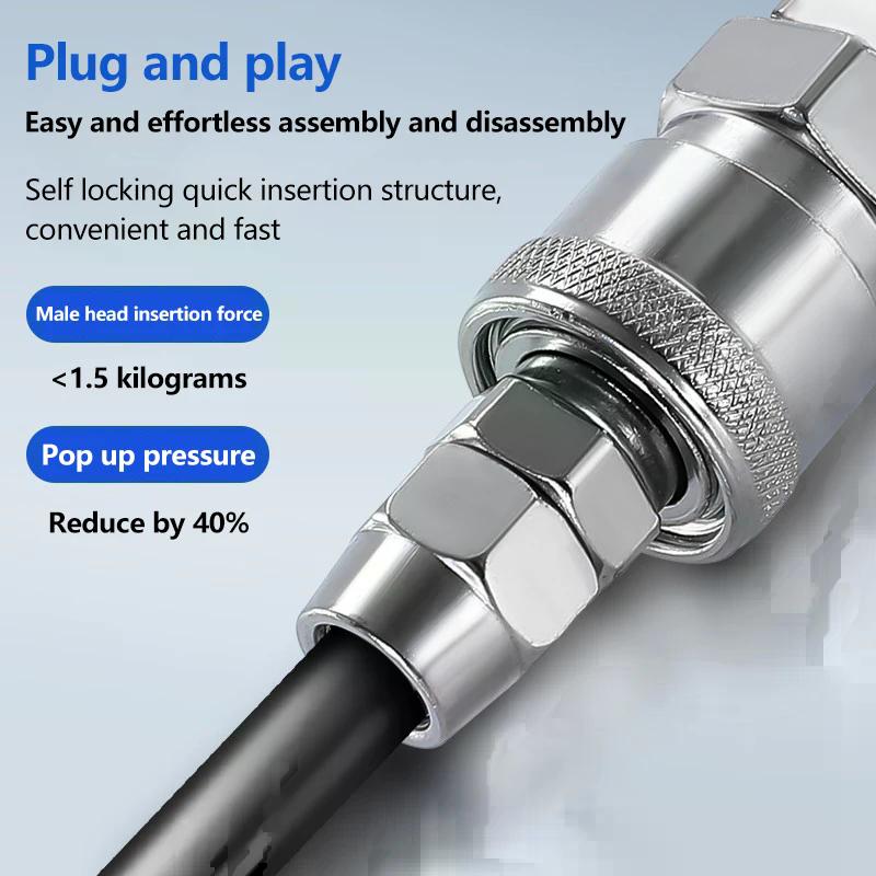 European EU Type Pneumatic Fitting Connector Quick Coupler For Air Compressor Hose Barb Nozzle SH PH 6/8/10/12MM