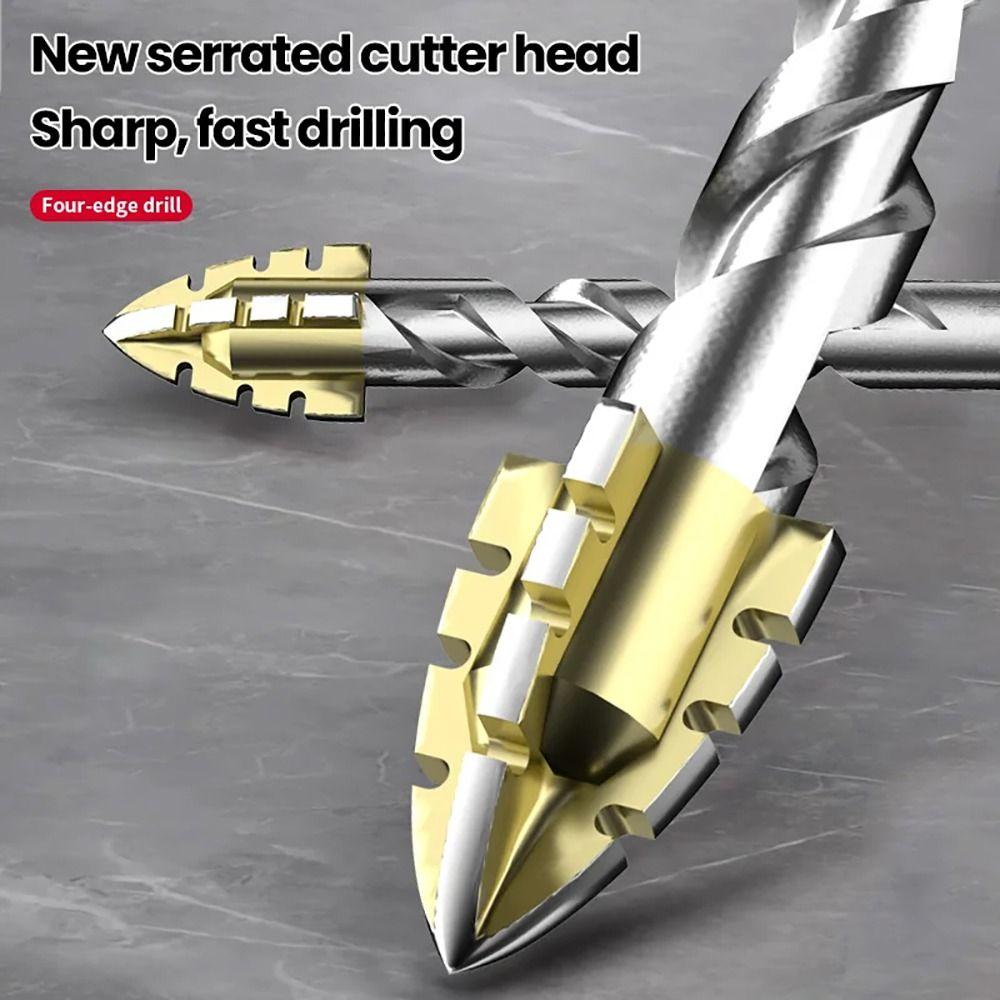 1Pcs Hexagonal Handle Tile Drilling Tool Eccentric Drill  for Glass Masonry Ceramic Iron Plates