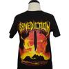 BENEDICTION Subconscious Terror S Camiseta Pequeña Negra para Hombre Camiseta Unisex con Logo de Banda