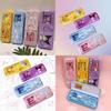 Creative Pencil Case Kit For Elementary Students Cartoon Iron Box With Complete Stationery Set