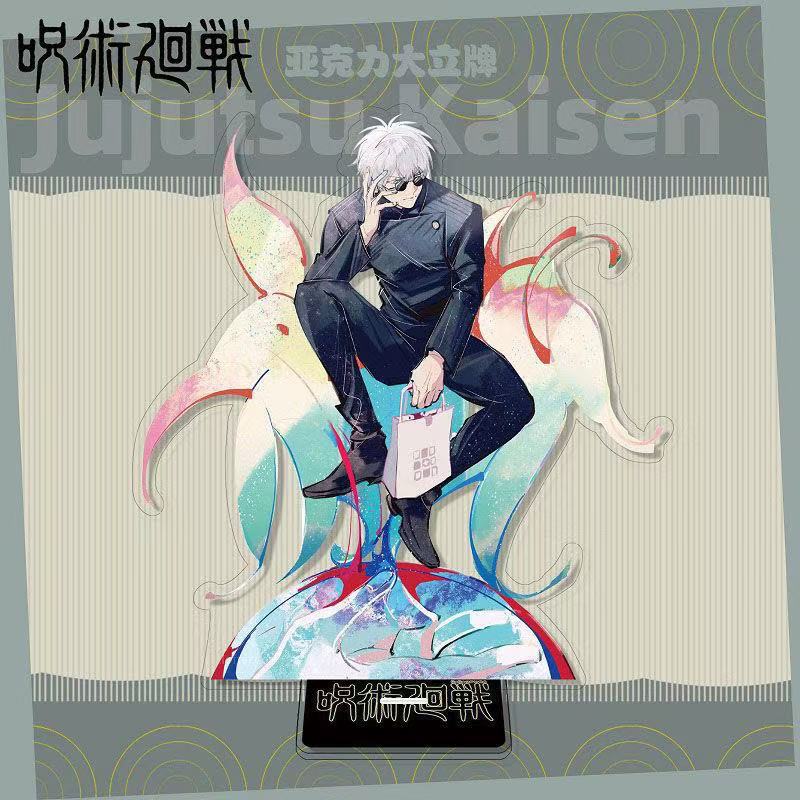Anime Jujutsu Kaisen Acryl Standbeeld 10cm Groot Figuur Bureau Decor Satoru Gojo Suguru Geto Merchandise Verzamelobject Cadeau voor Fans