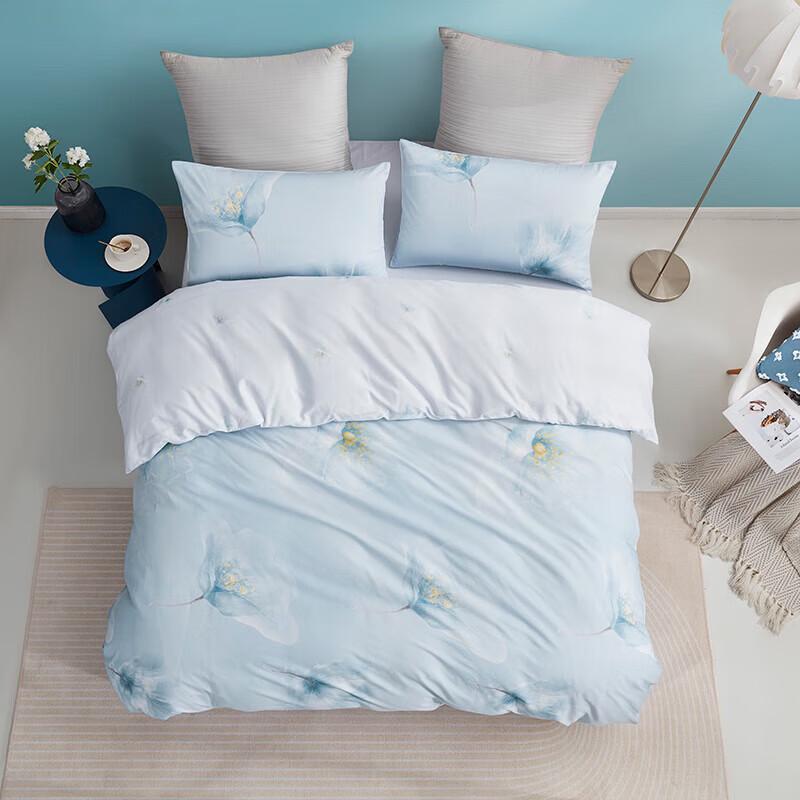 Luolai Floating Life Ink Fragrance Cotton Bedding Set