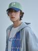 Olinkeompeulliteu Floral P Logo Ball Cap (Navy & Olive)