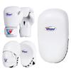 Kids Adult Boxing Gloves Set With Hand Targets Foot Target Training Muay Thai Kickboxing Home Gym