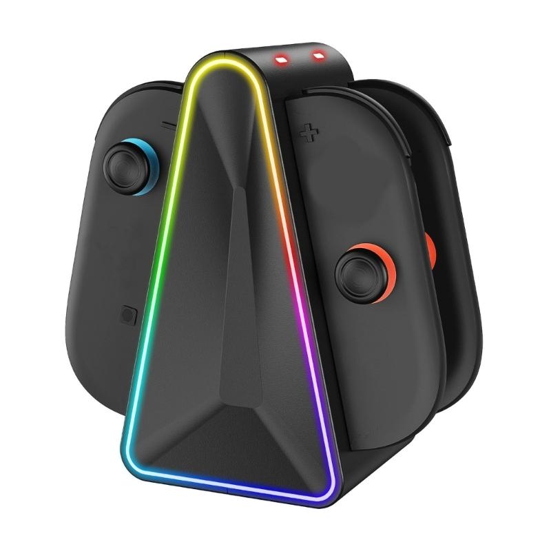 4 in 1 Fast Charging Dock for Game Controller Accessories Magnetic Charging Stand Station Charging Dock Replacement