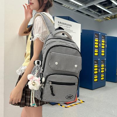 Schoolbag Wholesale Schoolbag Junior High School Girls High School Students Ins Niche New High-value Girls Backpack Women's Backpack Shoulder Bag