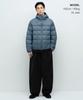 Musinsa Standard Square Quilted Hooded Light Padded Jacket [Blue Grey]