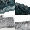 Lace Push-Up Underwear Set for Women - Comfortably Minimizes Large Breasts