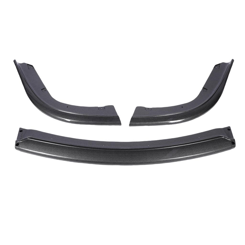 3pcs Front Bumper Lip Splitter Body Kit Improve Aerodynamics Bumper Lip Chin Spoiler Replacement for         2006 2007