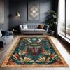 Cottagecore Käfer Bereichsteppich Vintage Wohnzimmer Bodenbereich Kunst Dekoration Teppich Rustikaler Schlafzimmerteppich Einzugsgeschenk für Mama