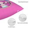 Kawaii Mira Ramen Cup Throw Pillow Cover Decorative Pillow Kpop Demon Hunters Huntrix 45*45Cm Pillowcover Home Decor