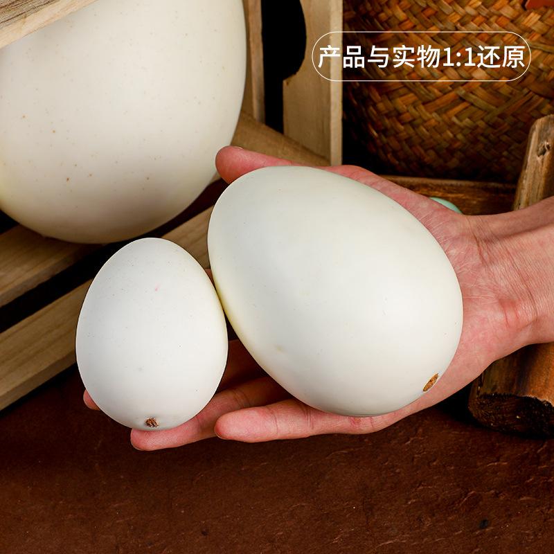 Simulation Egg Models for Photography Props - Creative Foam Eggs Set Includes Ostrich Dinosaur Quail Egg for Window Display