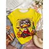 Women's Patterned T-shirt Fashionable Duck Casual Round Neck Short Sleeved Top Summer Casual Shirt