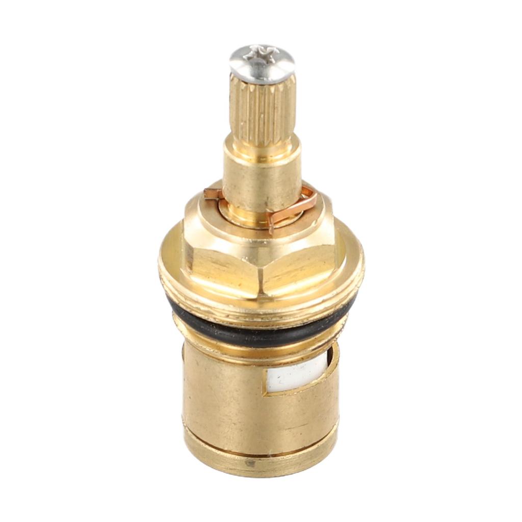 Kitchen Tap Valve Quarter Turn Insert Anti-clockwise Brass