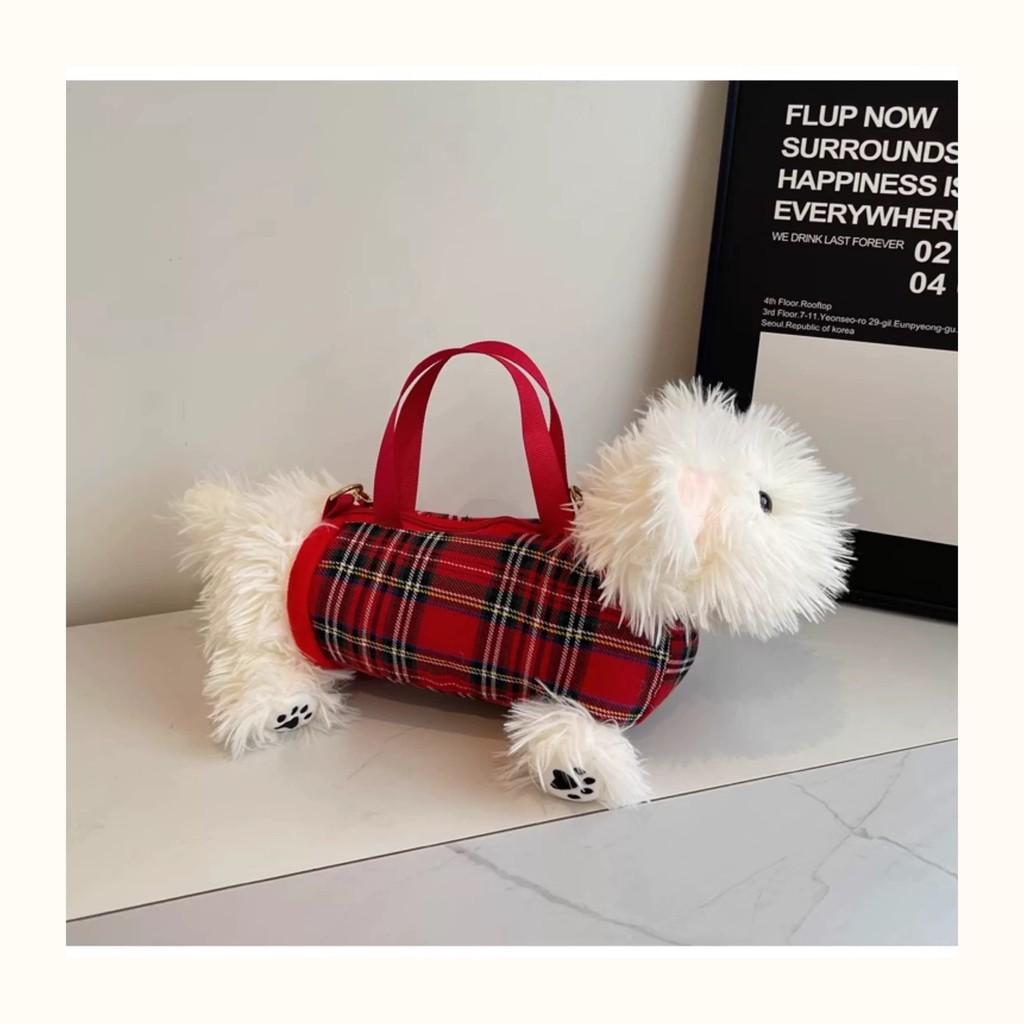 Plush West Toy Highland White Terrier Streak Bag Dog Crossbody Bag Girl Gift