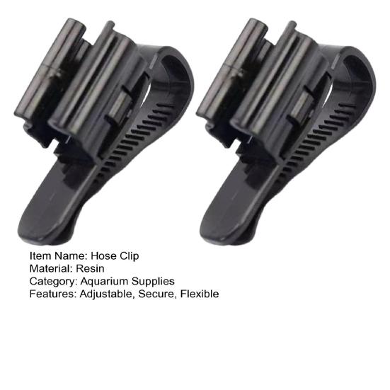 2 ks Klipy na hadici k akváriu Nastavitelná svorka na vodní potrubí Multifunkční upevňovací klip pro akvárium Držák trubičky vzduchového čerpadla