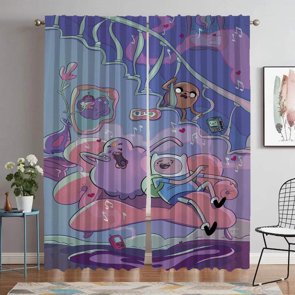 Dekoracja Halloween Czas na Przygodę Zasłony do Salonu Zasłona do Pokoju 2 Panele Rolety Zasłony do Wnętrz Domu Przegroda