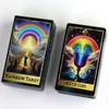 10.3*6cm Rainbow Tarot Deck 78 Colorful Tarot Oracle Cards Illustration Divination Wisdom Oracle Cards RWS System for Beginners
