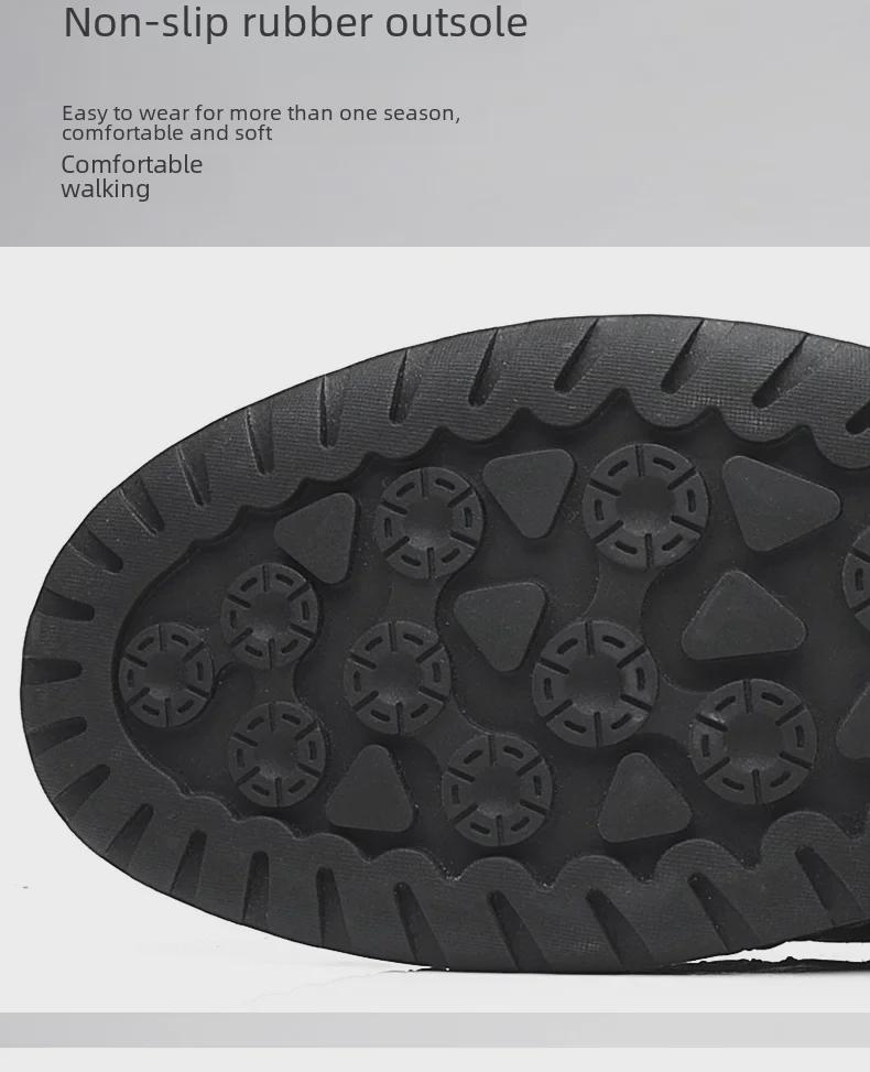 Men's Casual Leather Moccasins: Breathable Cowhide Flats for Middle-Aged and Elderly