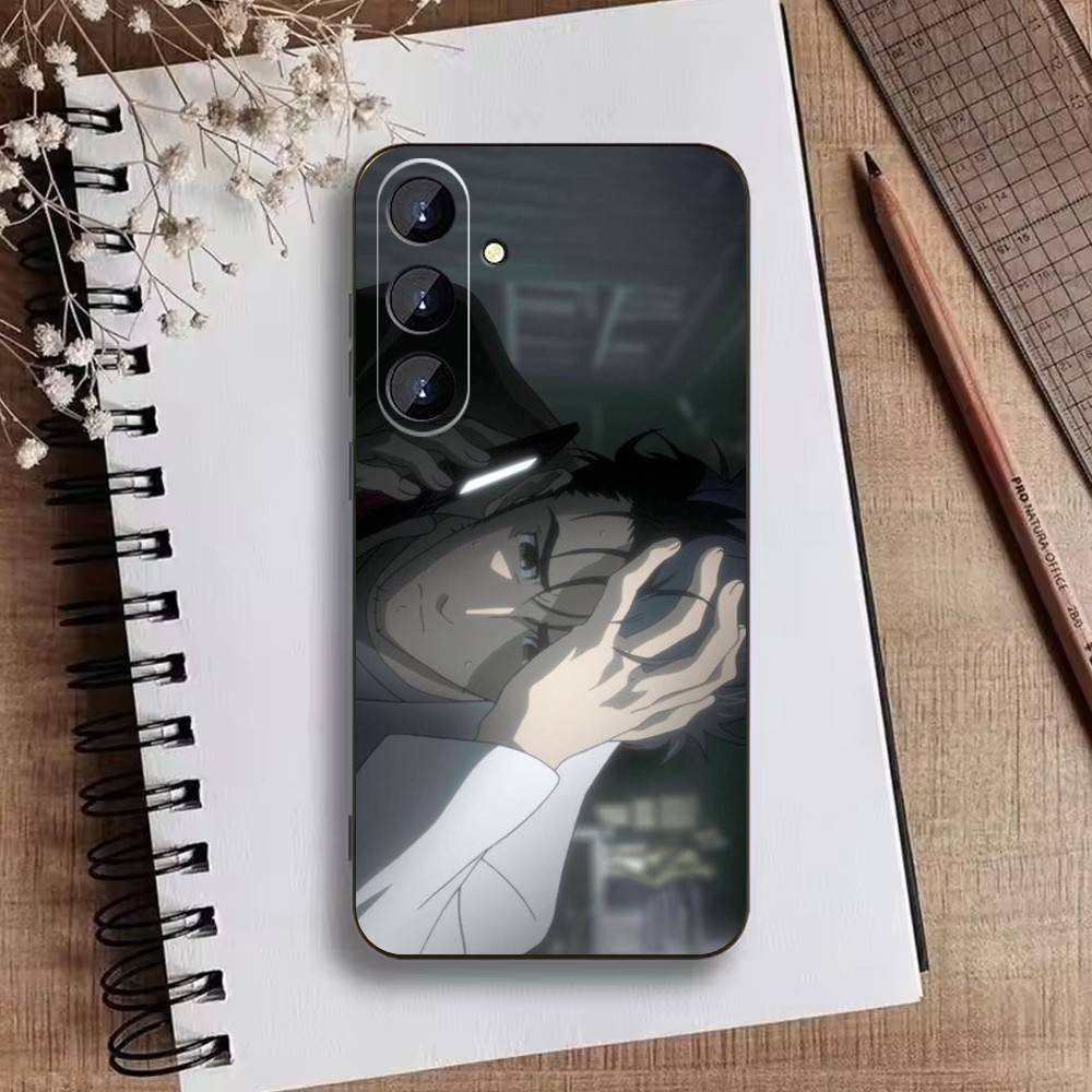 A-Okabe Rintaro STEINS DATE Phone Case For Samsung Galaxy A73,21,22,32,71,53,52,51,80,5G Soft Black Cover