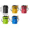 Bouldering Chalk Bag Bucket with Zippers Pocket & Drawstring Closure Adjustable Belt Chalk Bag for Climbing Gymnastics