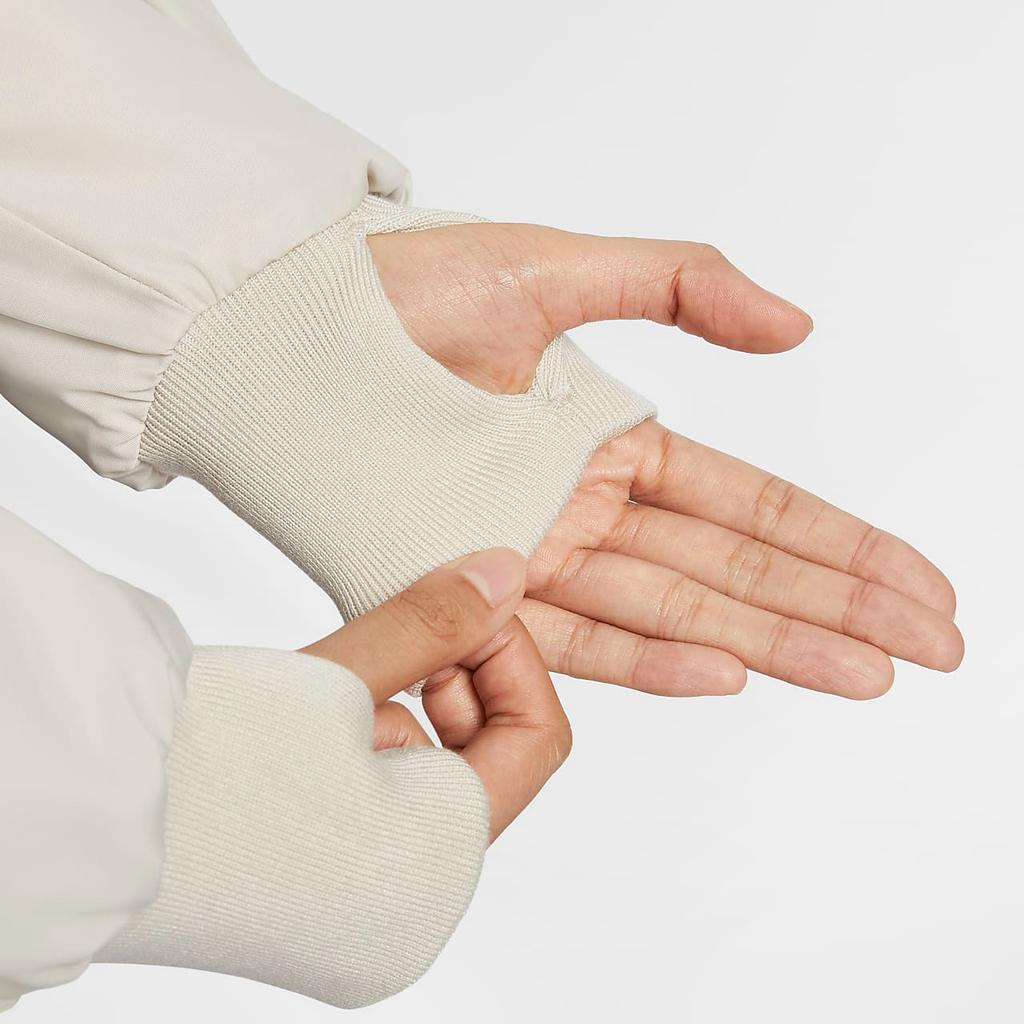 New Nike AS W NSW CLLCTN REPEL ZIP JKT Puffer Jacket Women's Ecru FV7819-104