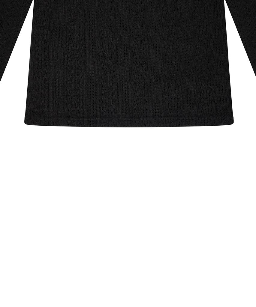 LUVISTRUE El Off-Shoulder Knit(Black)