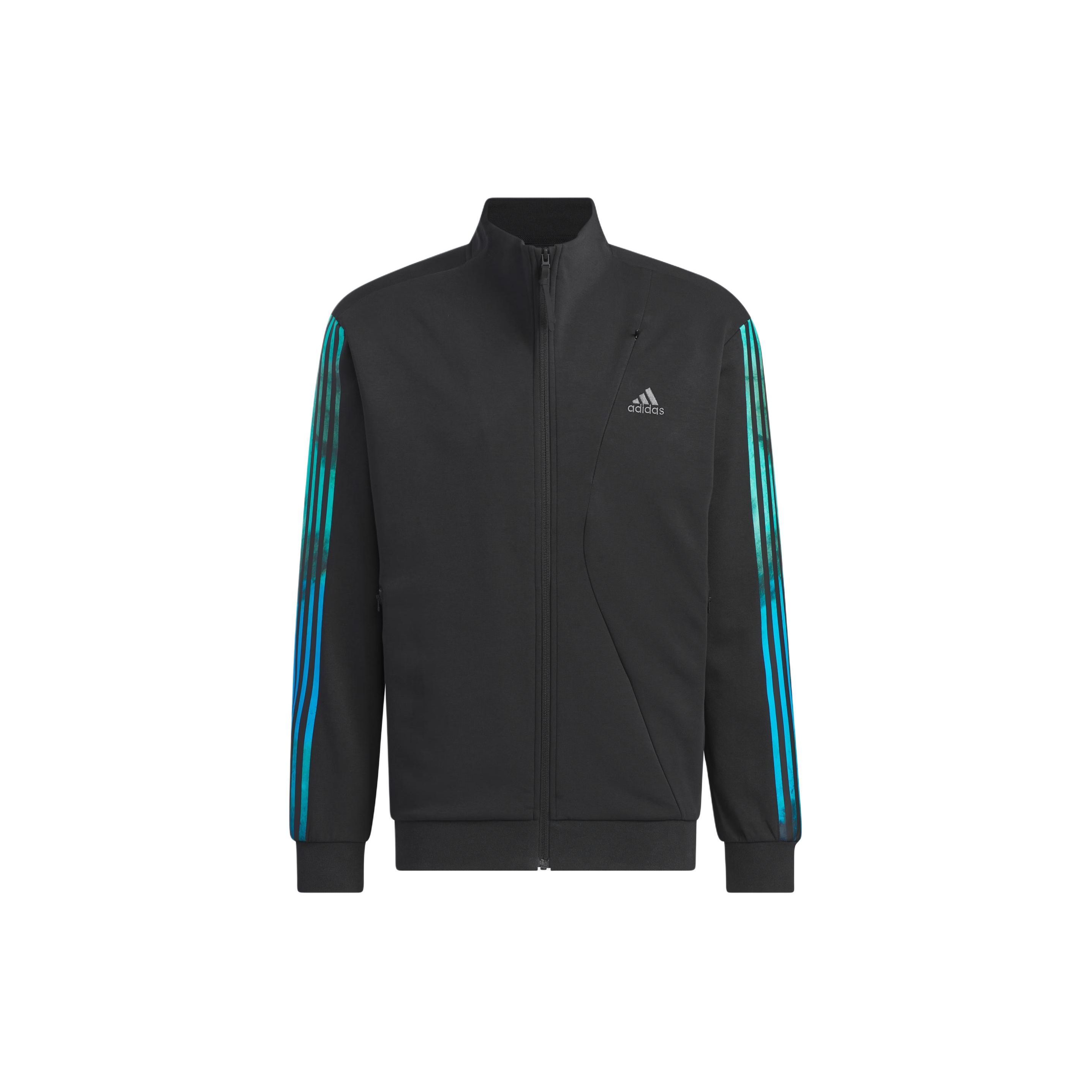 

Adidas Zhang Daqian Collaboration Track Jacket Men Black White JF0793 M