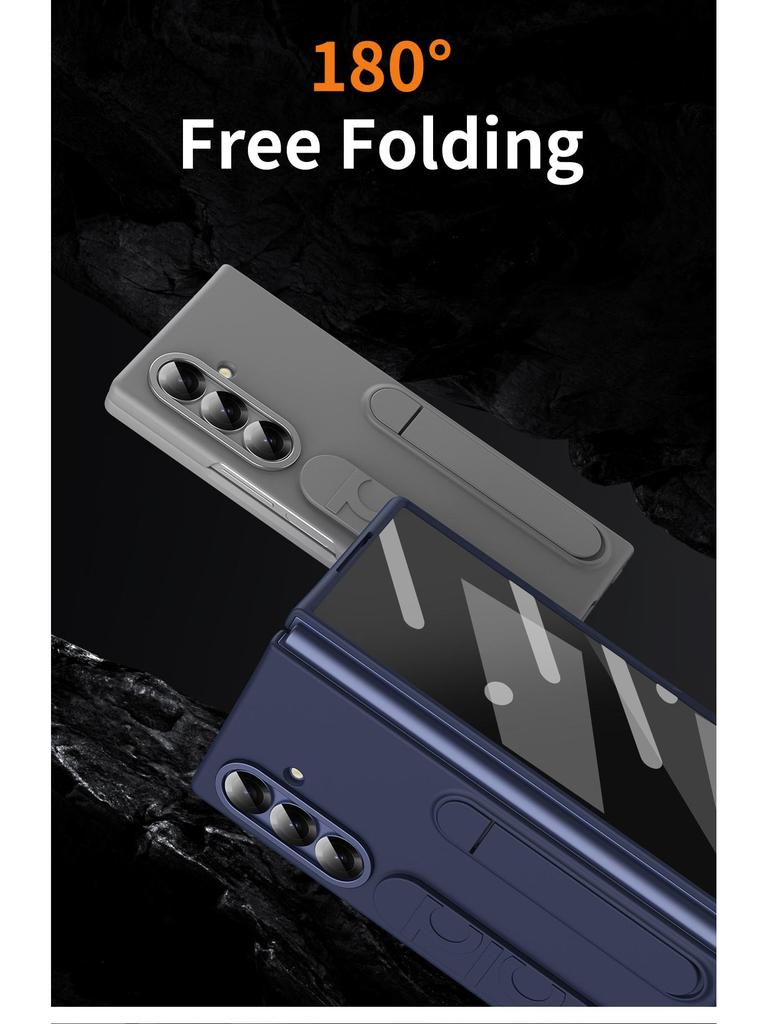 Samsung Z Fold 7 Case: FOLD6 Stand, Wristband, Anti-Drop Film, Integrated Protection