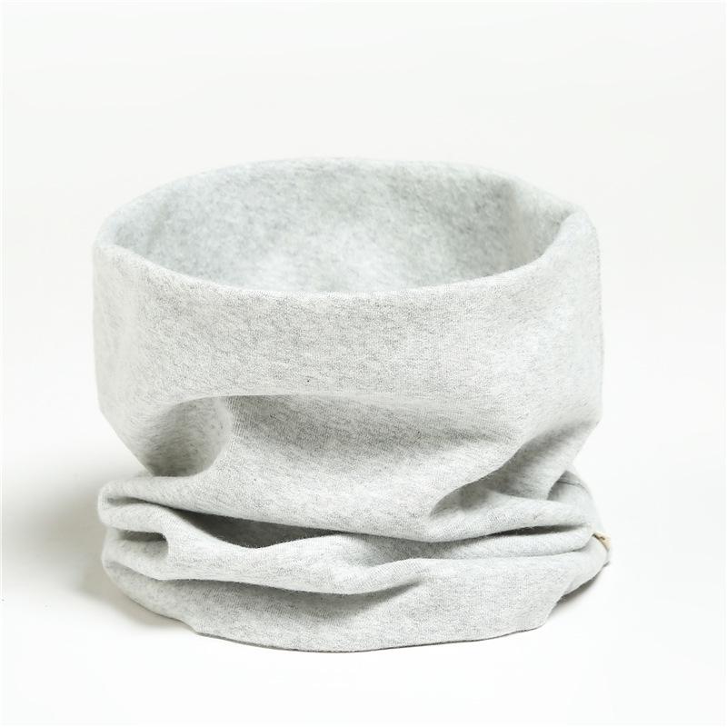 Wszechstronny bawełniany snood w jednolitym kolorze: Miękkie, Bez podszewki, Wysoki dekolt Kolory cukierkowe w stylu koreańskim