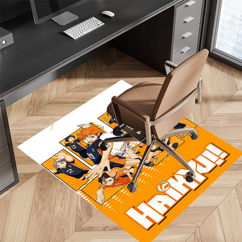 Haikyu Printed Absorbent Washable Carpet, Non-Slip Bathroom Mats, Kitchen Rugs, Yoga Mat,Living Room Entrance, Camping Picnic Rugs