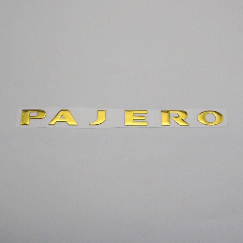 New For Pajero V31 V32 V33 Letters Rear Boot Trunk Tailgate Emblem Badge Logo Nameplate