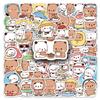 60 Sheets of Cartoon Expression Stickers for Water Bottles, Phone Cases, and Notebooks