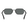 Prada Hohlrahmen Metall Quadrat Sonnenbrille Herren Sonnenbrille Schwarz PRA51S1AB5Z1