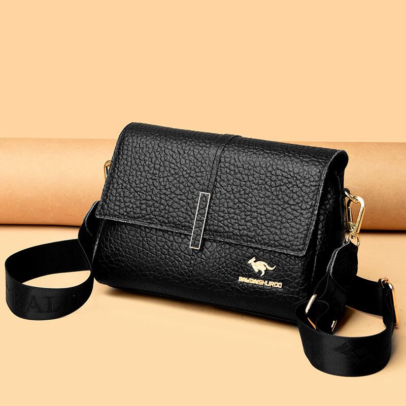 Women'S Foreskin Messenger Bag Trendy Fashion Women'S Cowhide Single Shoulder Mother Soft Leather Small