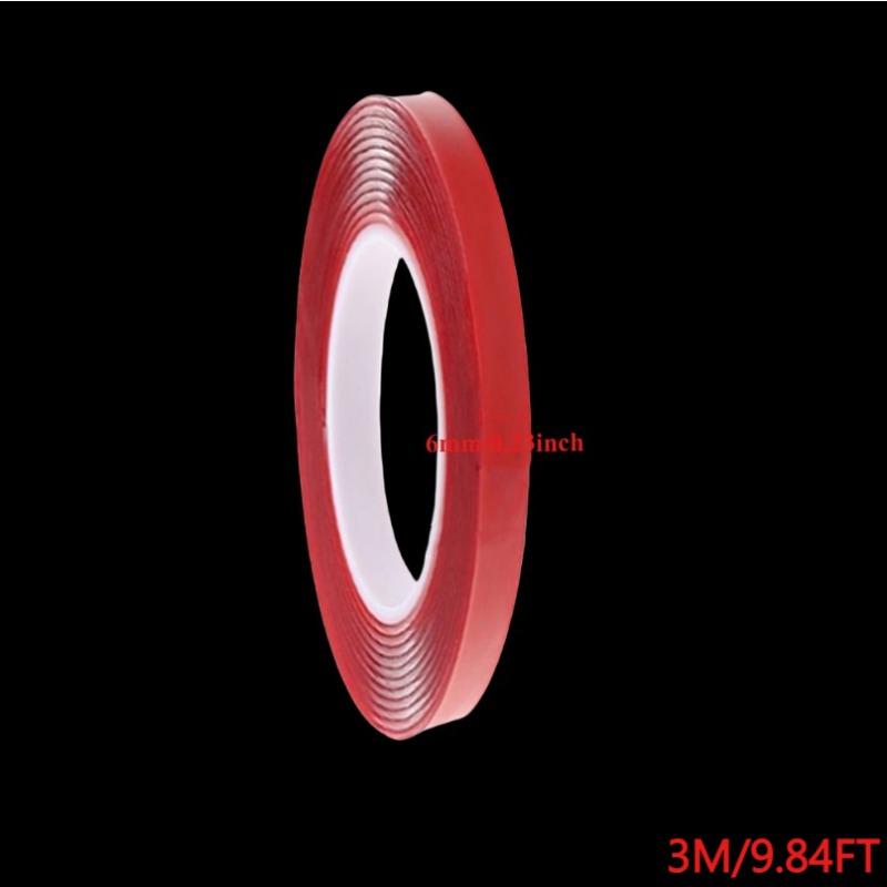 Car Strong Double Sided Adhesive Stickers Tape Nano Transparent Reusable Waterproof Auto Tape Clean Tools Car Protect Sticker