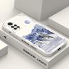 Sunset Mountain Scenery Silicone Phone Case For  Redmi Note 12 11 Pro Plus Turbo 5G 12 11S 10S 10 9S Redmi 10C 12C Cover