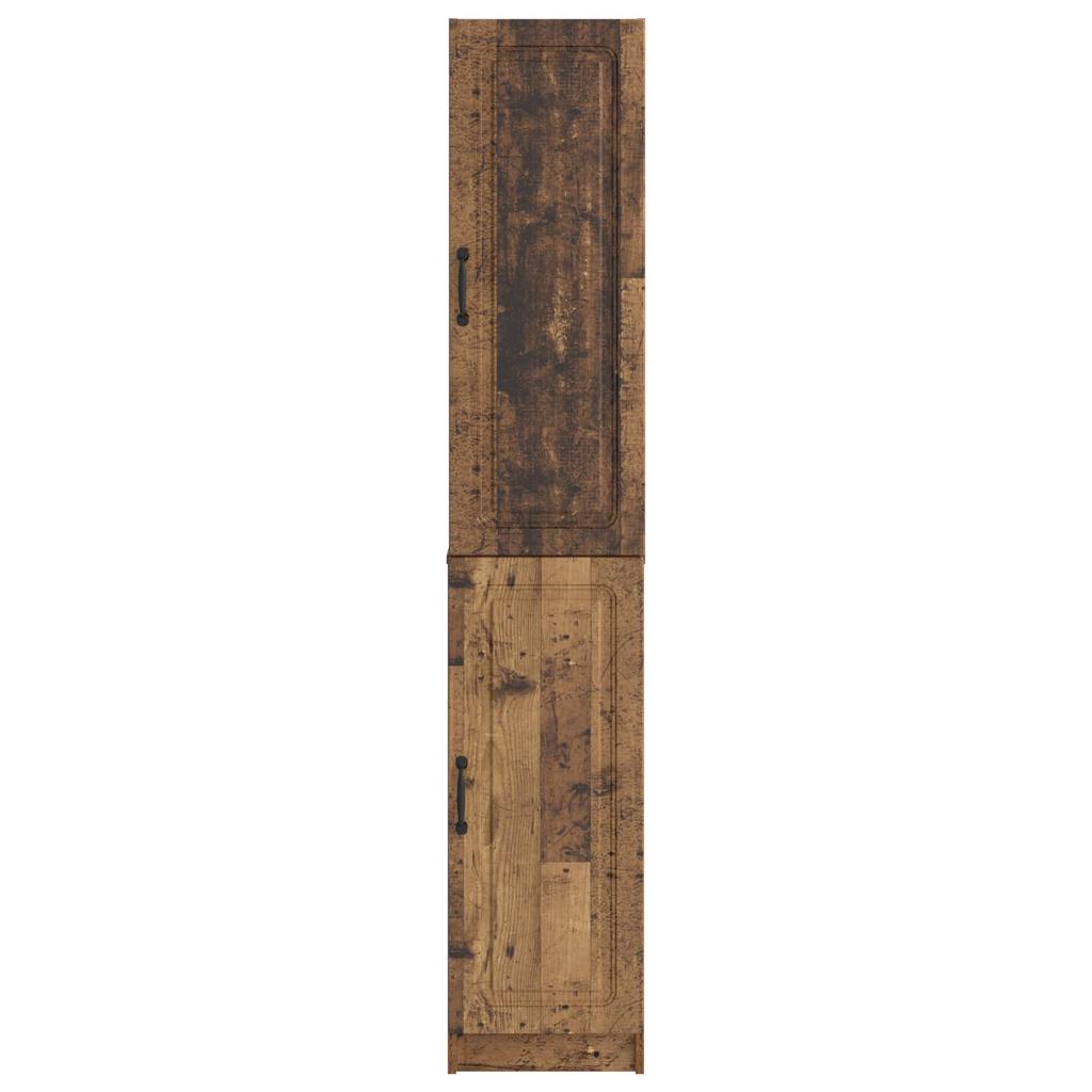 Cabinet Set 2 Pcs Reclaimed Wood Wood Based Material