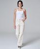 MALOUPE 9106 Semi-Wide Denim Pants (Cream)
