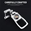 cvrjzn1 3D Metal Car Badge Key Chain Decorative Keychain Ring For Cadillac Escalade CTS ATS SRX XT4 XT5 XT6 STS XTS SLR CT4 CT5 CT6