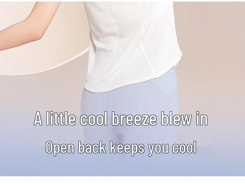 Women's Quick-Dry Yoga Running T-Shirt - Loose Fit, Short Sleeve, Lightweight Summer Cover-Up