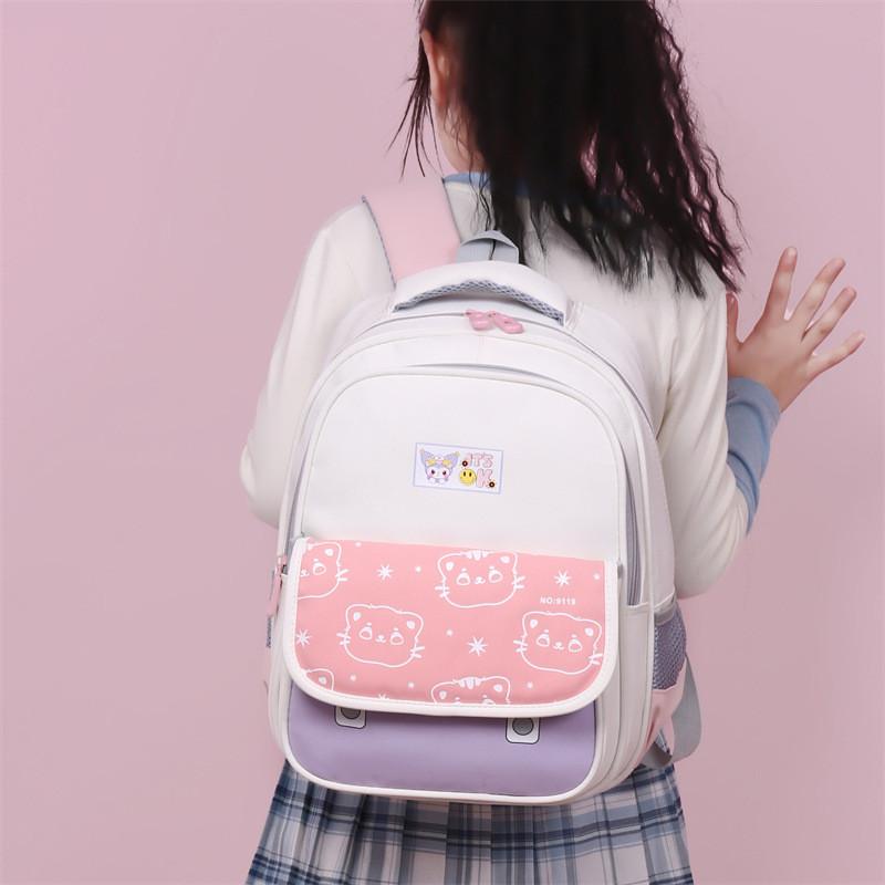 Capacity Adorable Large Student Backpack For Boys And Girls With Comfy Cushion Straps