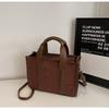 Simple retro bag women's 2025 new large-capacity tote bag fashionable versatile shoulder bag commuter messenger bag