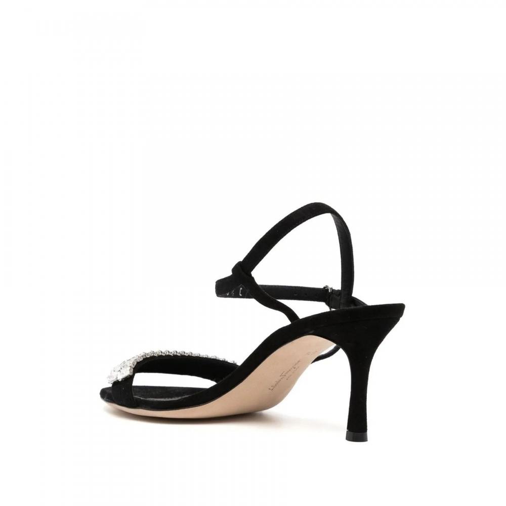 Salvatore Ferragamo Ferragamo Ankle Strap Sandal Black